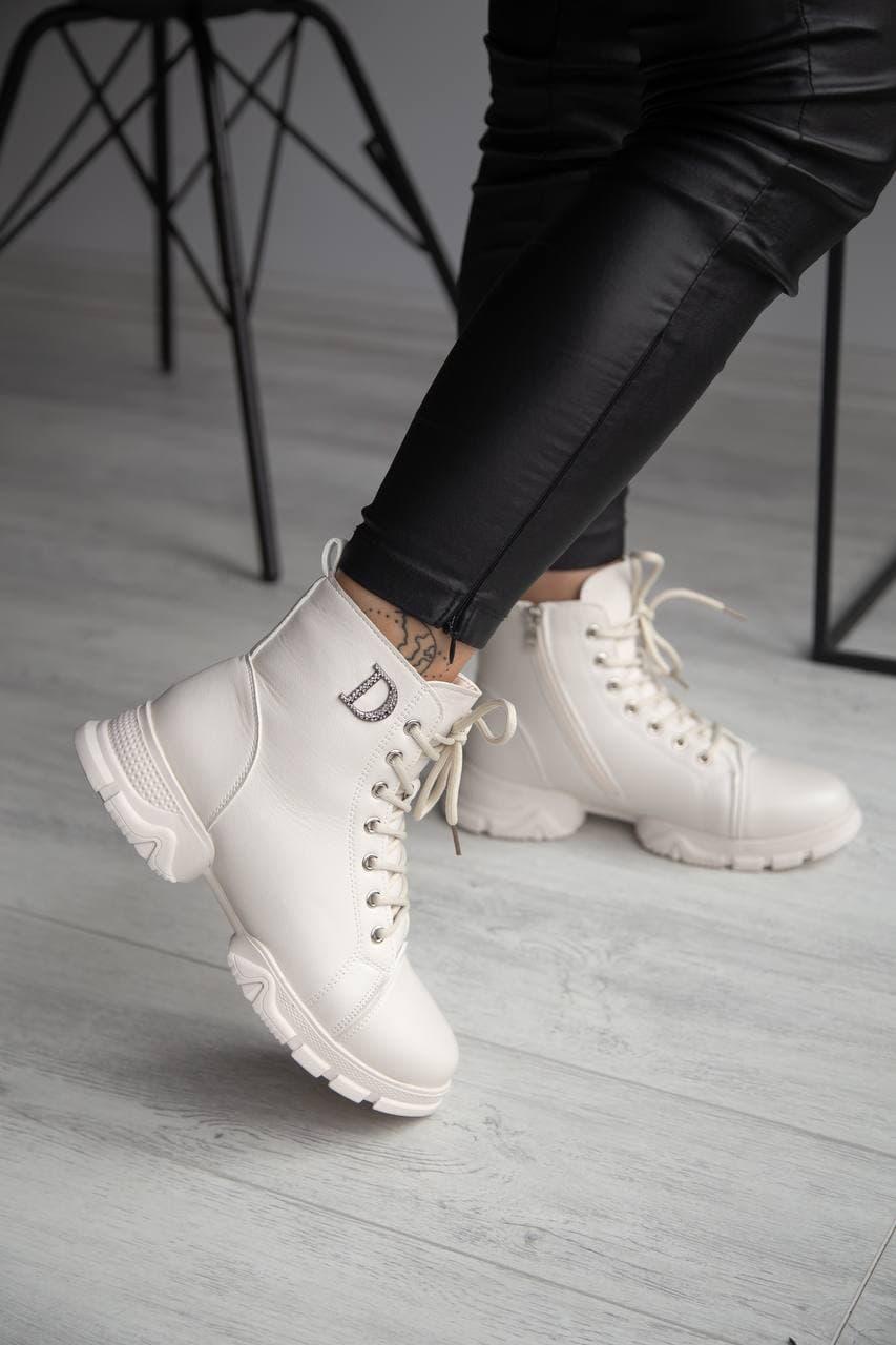 Dior Boots White Мех 2