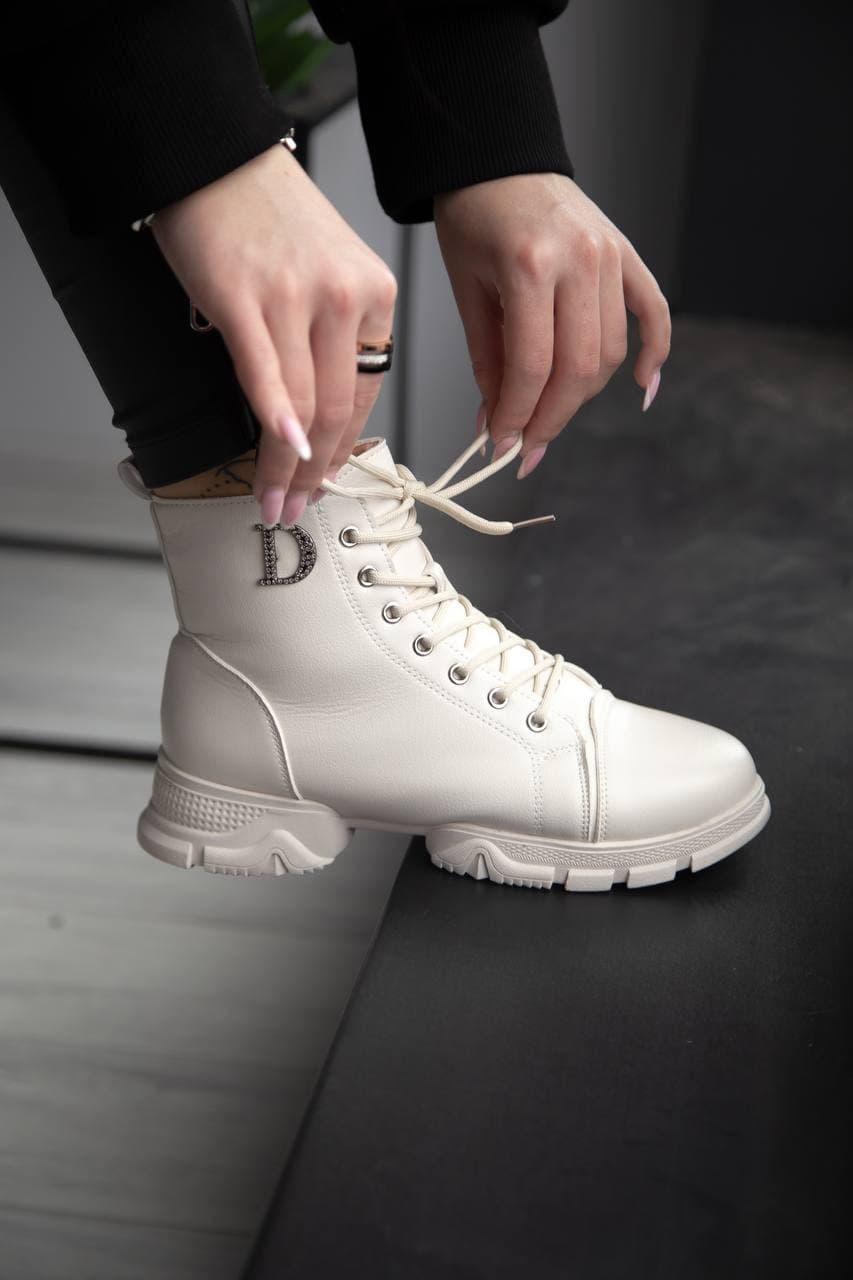 Dior Boots White Мех 2