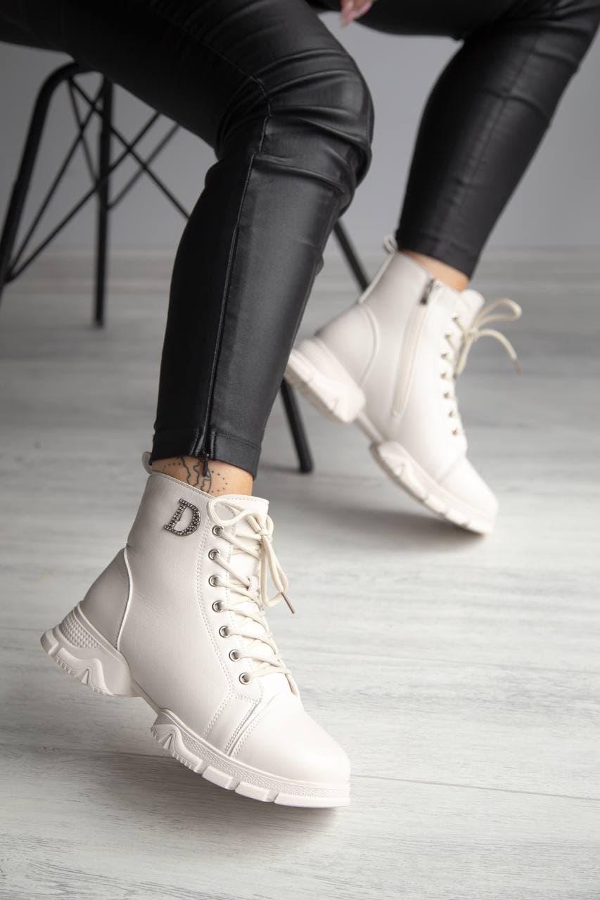 Dior Boots White Мех 2