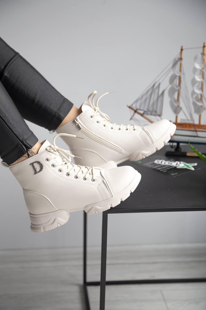 Dior Boots White Мех 2