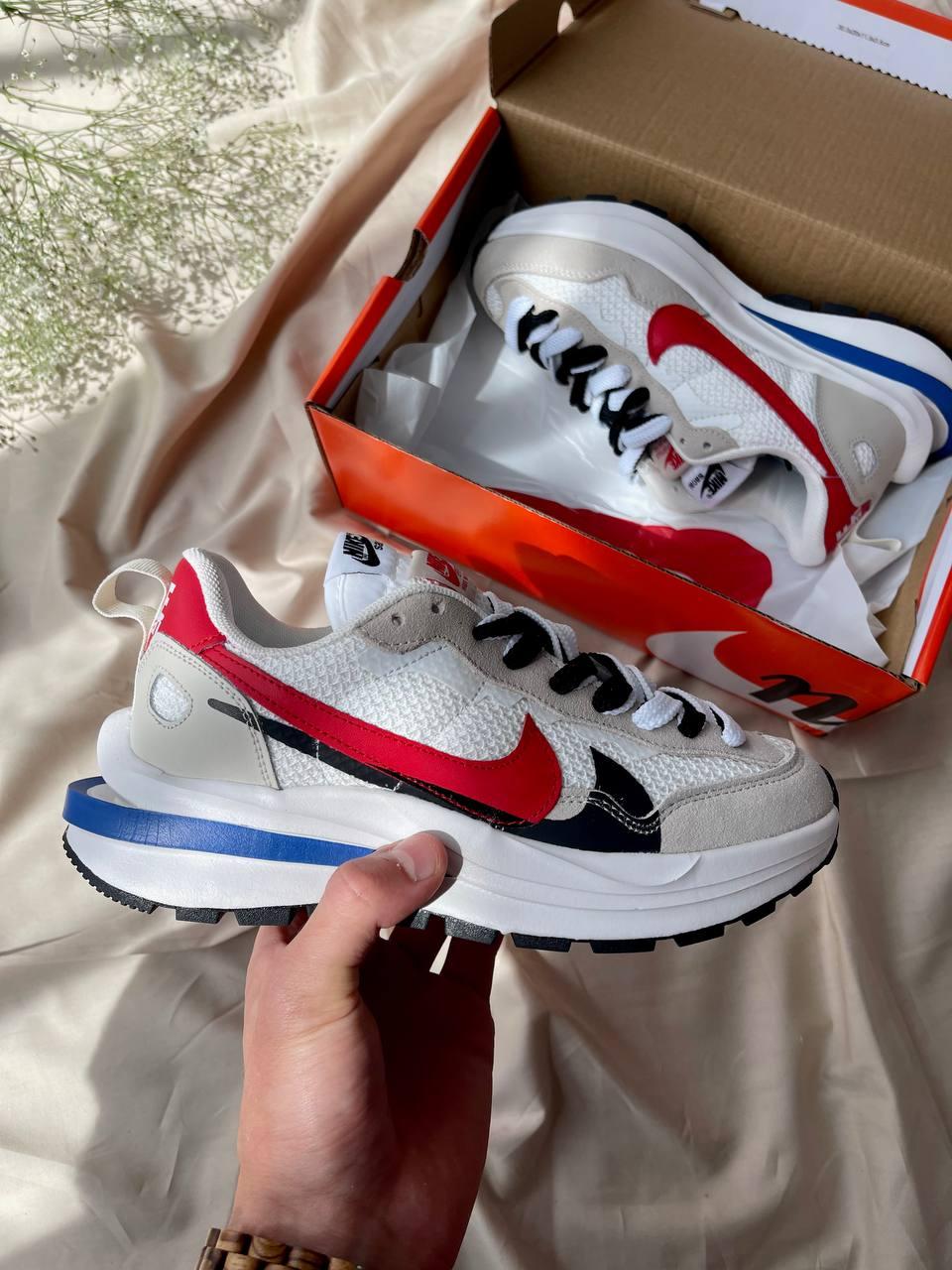 Nike VaporWaffle x Sacai White Red
