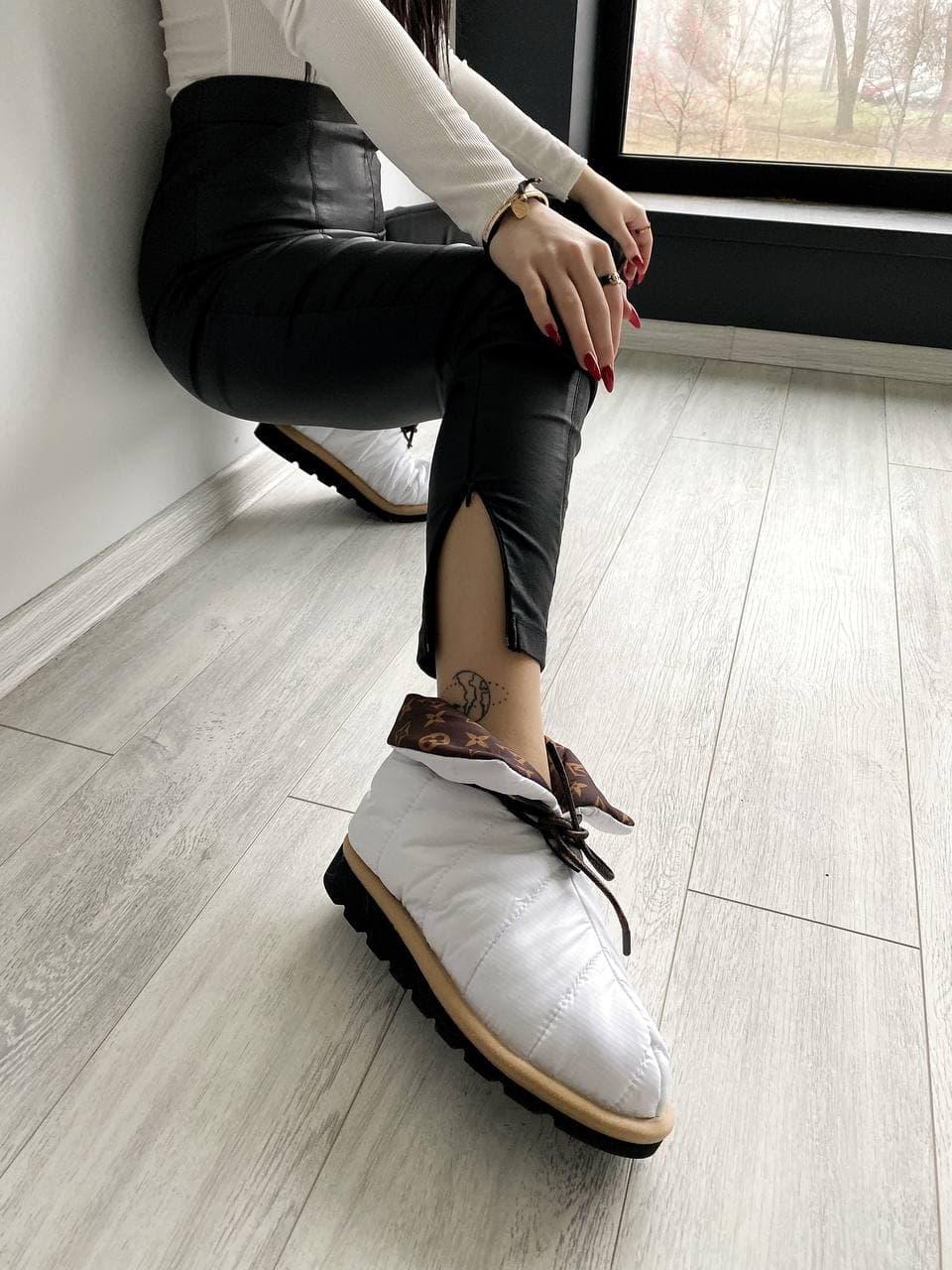LV Pillow Comfort Ankle Boot White