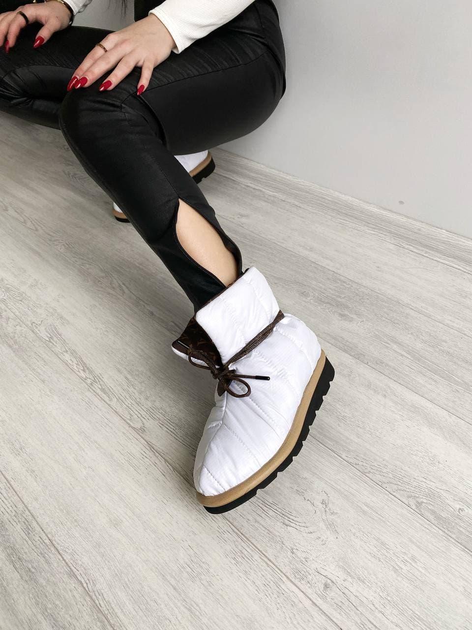 LV Pillow Comfort Ankle Boot White