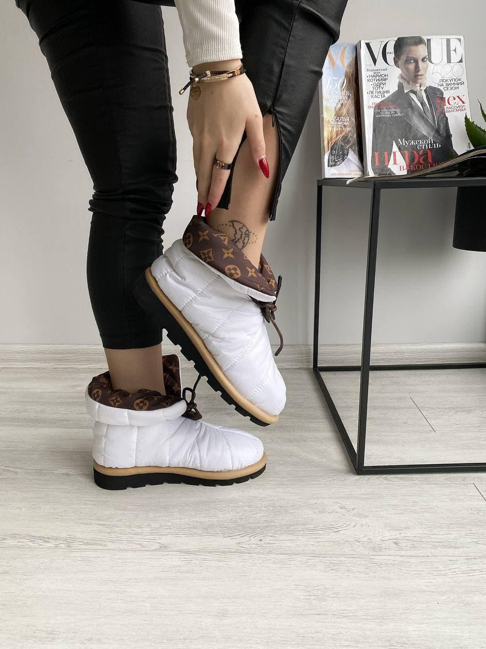 LV Pillow Comfort Ankle Boot White