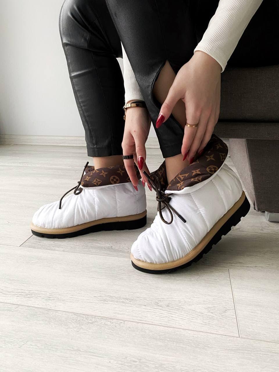 LV Pillow Comfort Ankle Boot White