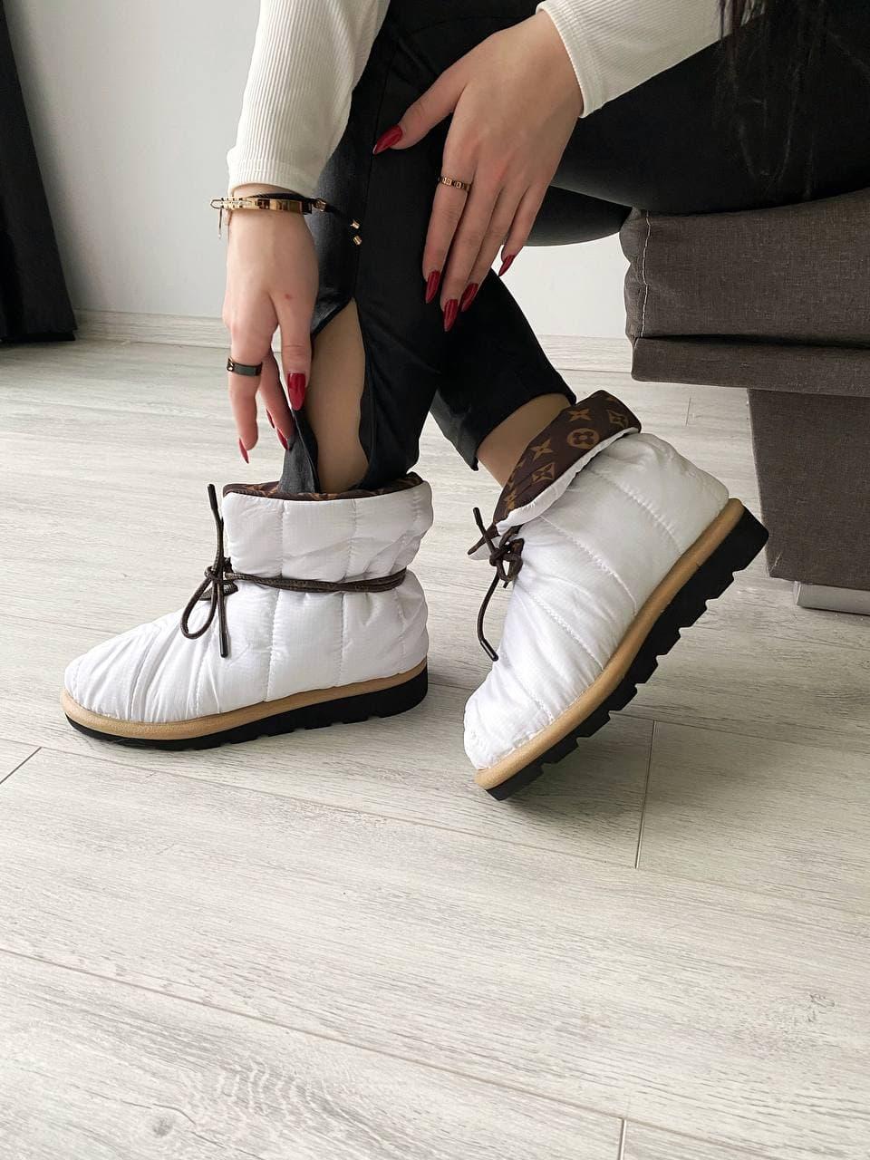 LV Pillow Comfort Ankle Boot White