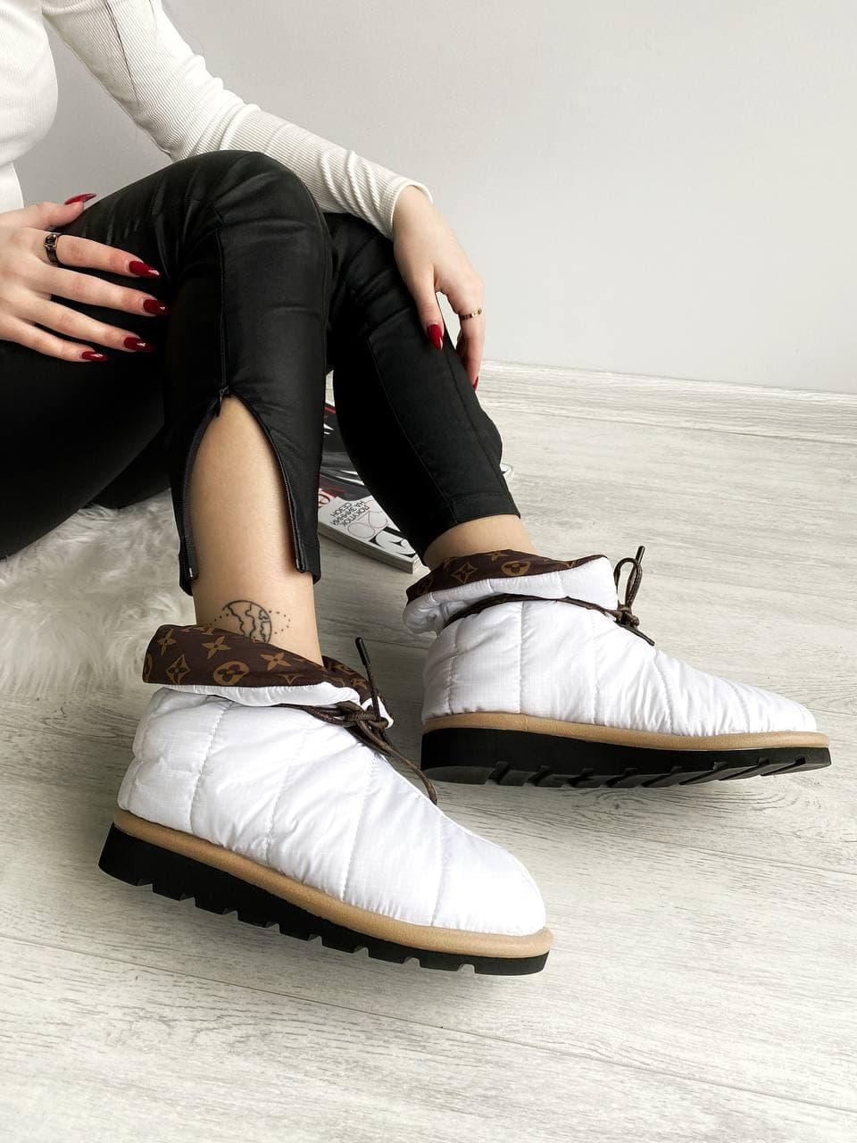 LV Pillow Comfort Ankle Boot White
