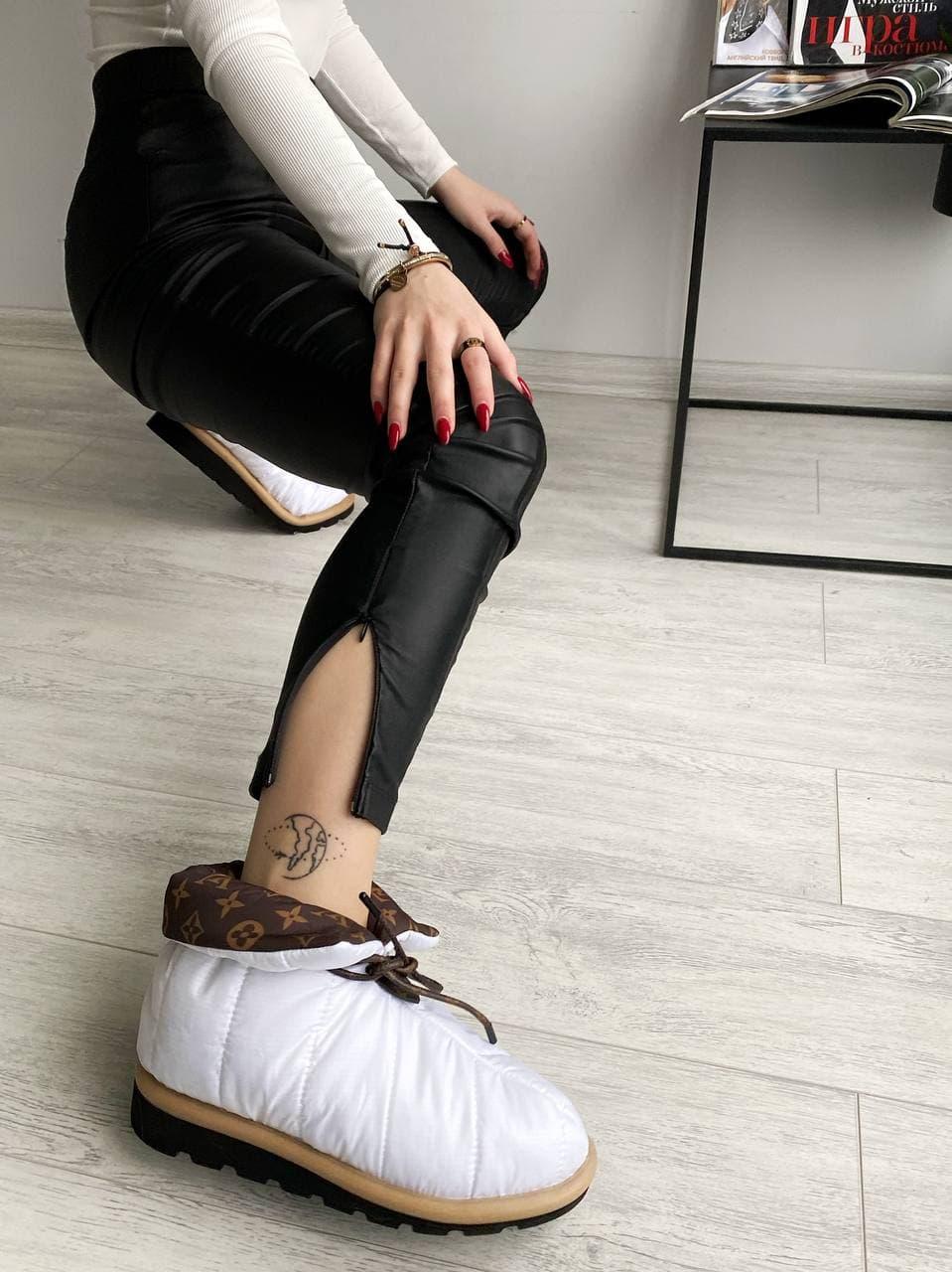 LV Pillow Comfort Ankle Boot White