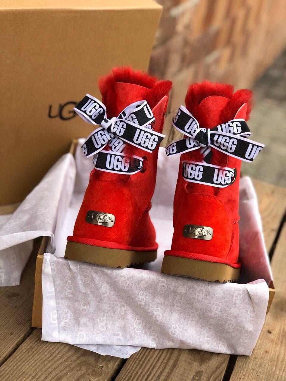 UGG Bailey Bow Red
