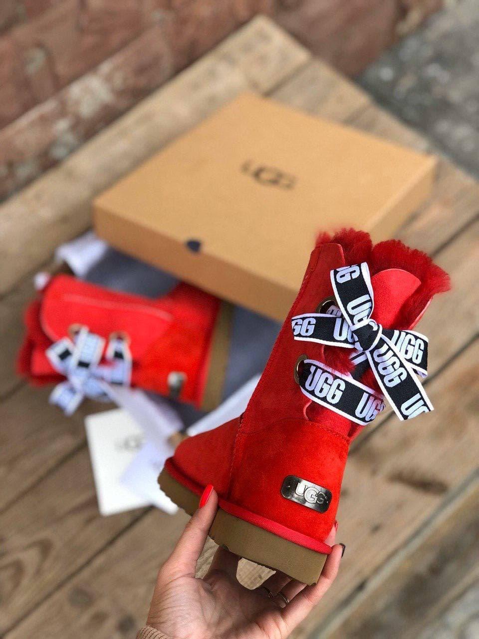 UGG Bailey Bow Red