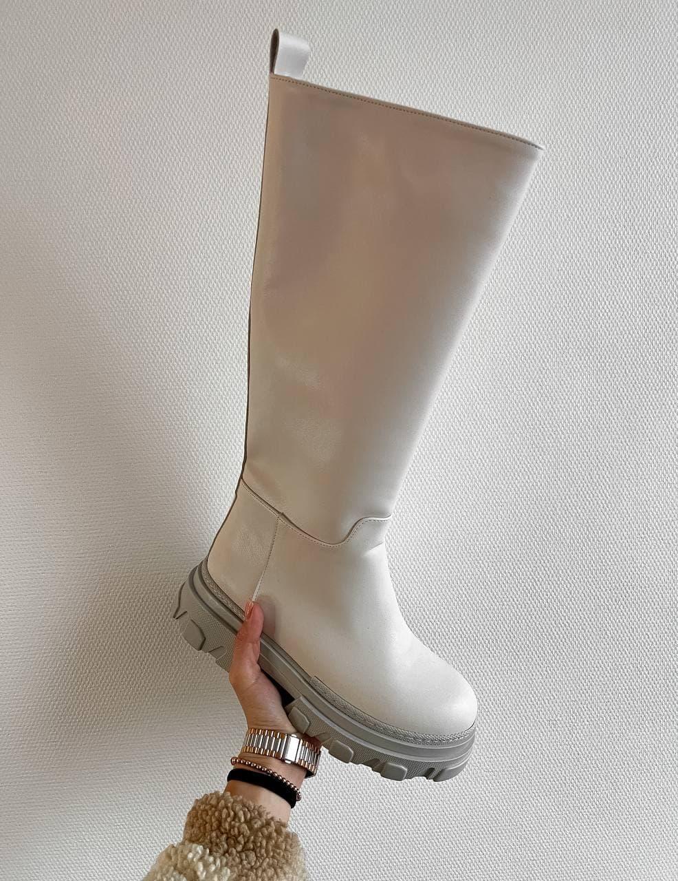 Gia Boots White