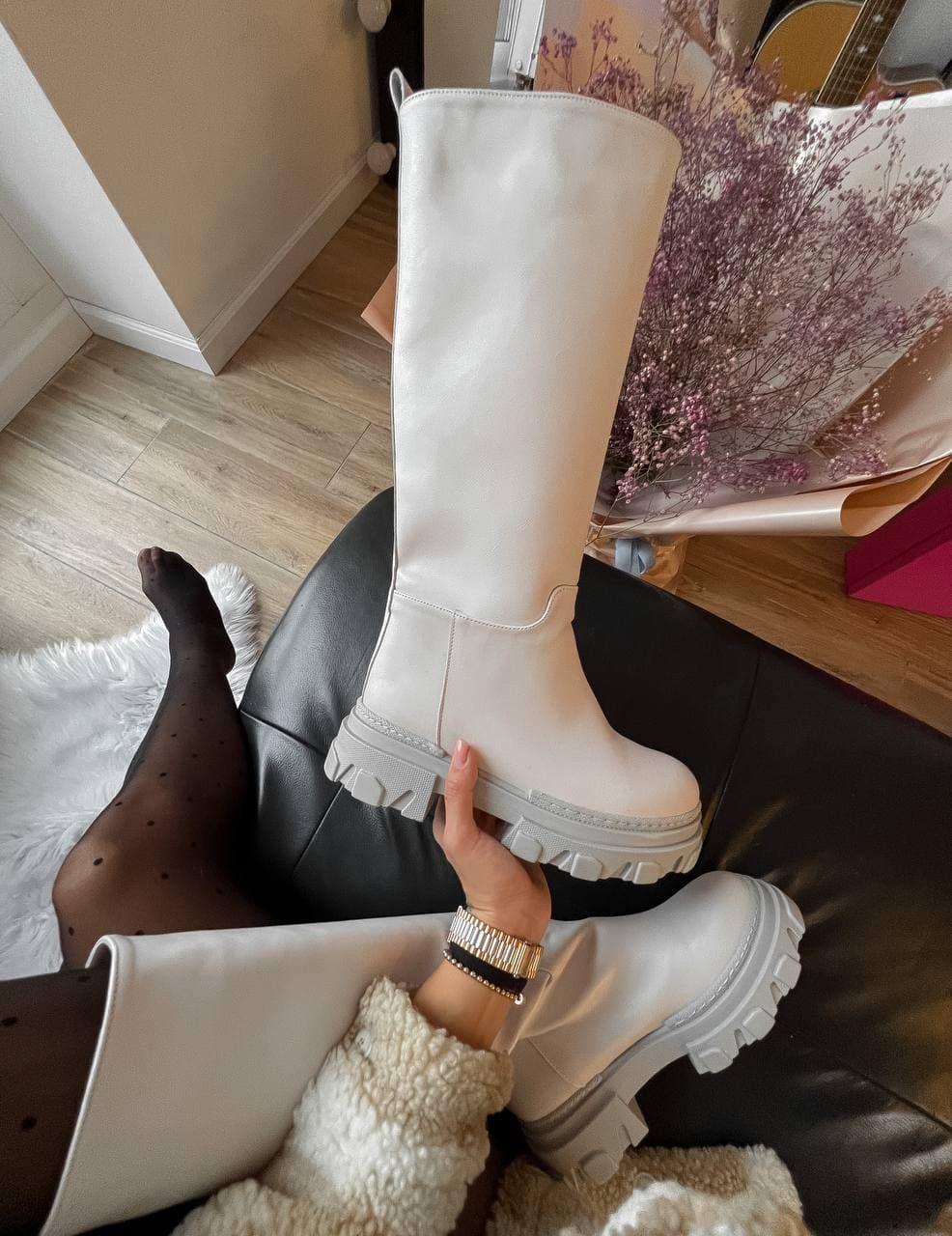 Gia Boots White
