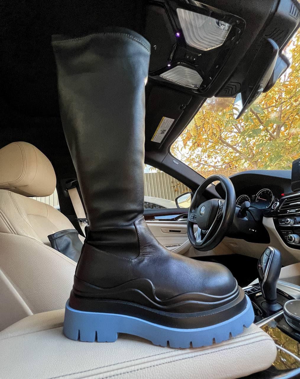 Bottega Veneta Black Blue High Premium FUR (Флис)