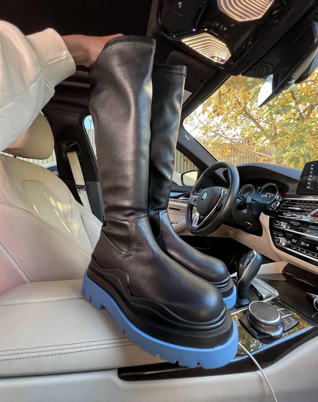 Bottega Veneta Black Blue High Premium FUR (Флис)