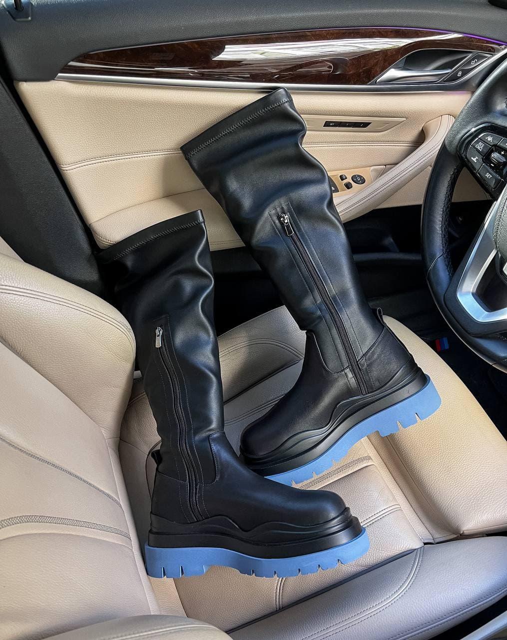 Bottega Veneta Black Blue High Premium FUR (Флис)