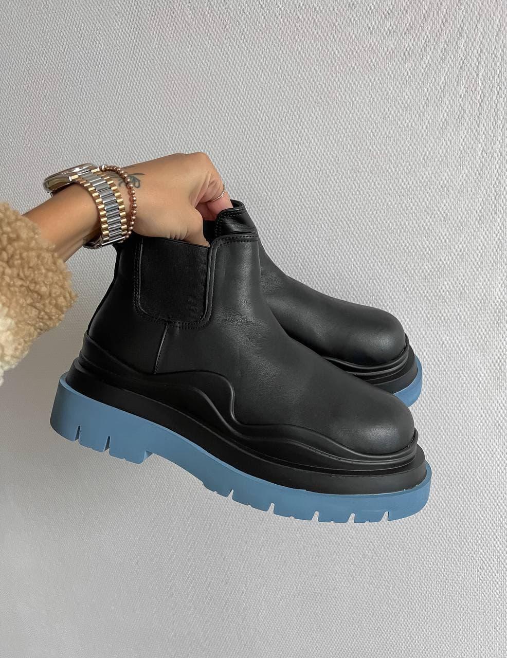 Bottega Veneta Black Blue Mini Premium Флис (без лого)