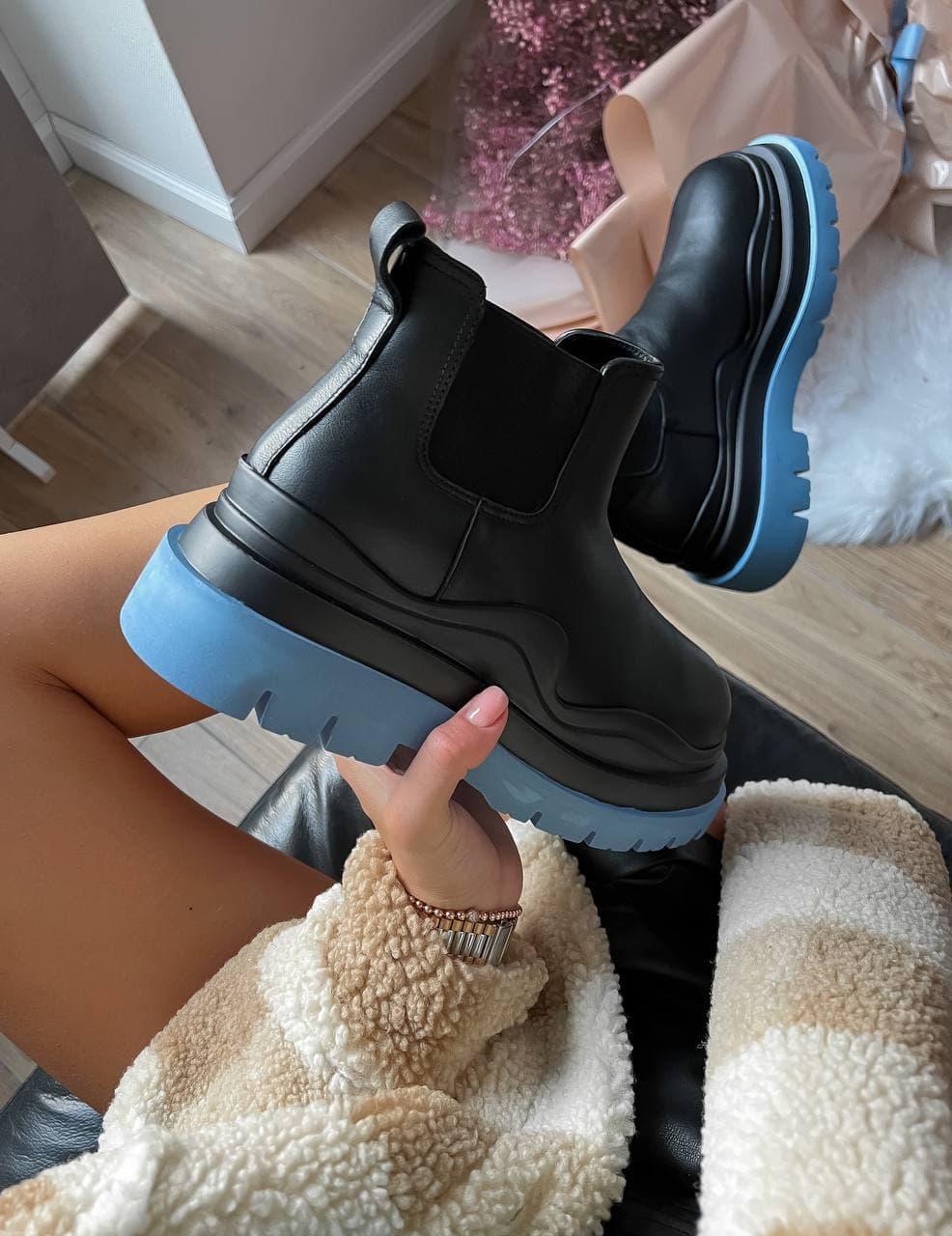 Bottega Veneta Black Blue Mini Premium Флис (без лого)
