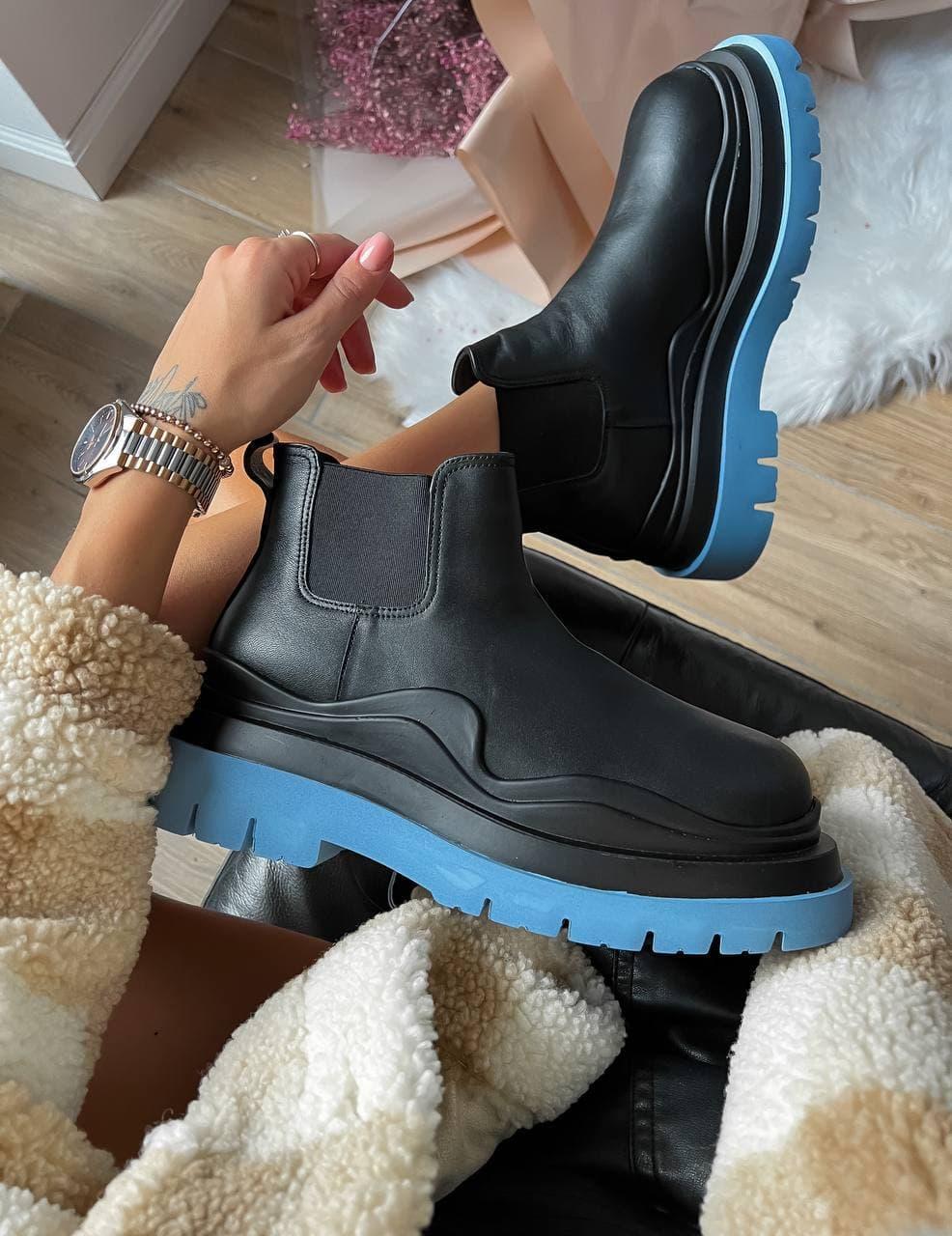 Bottega Veneta Black Blue Mini Premium Флис (без лого)