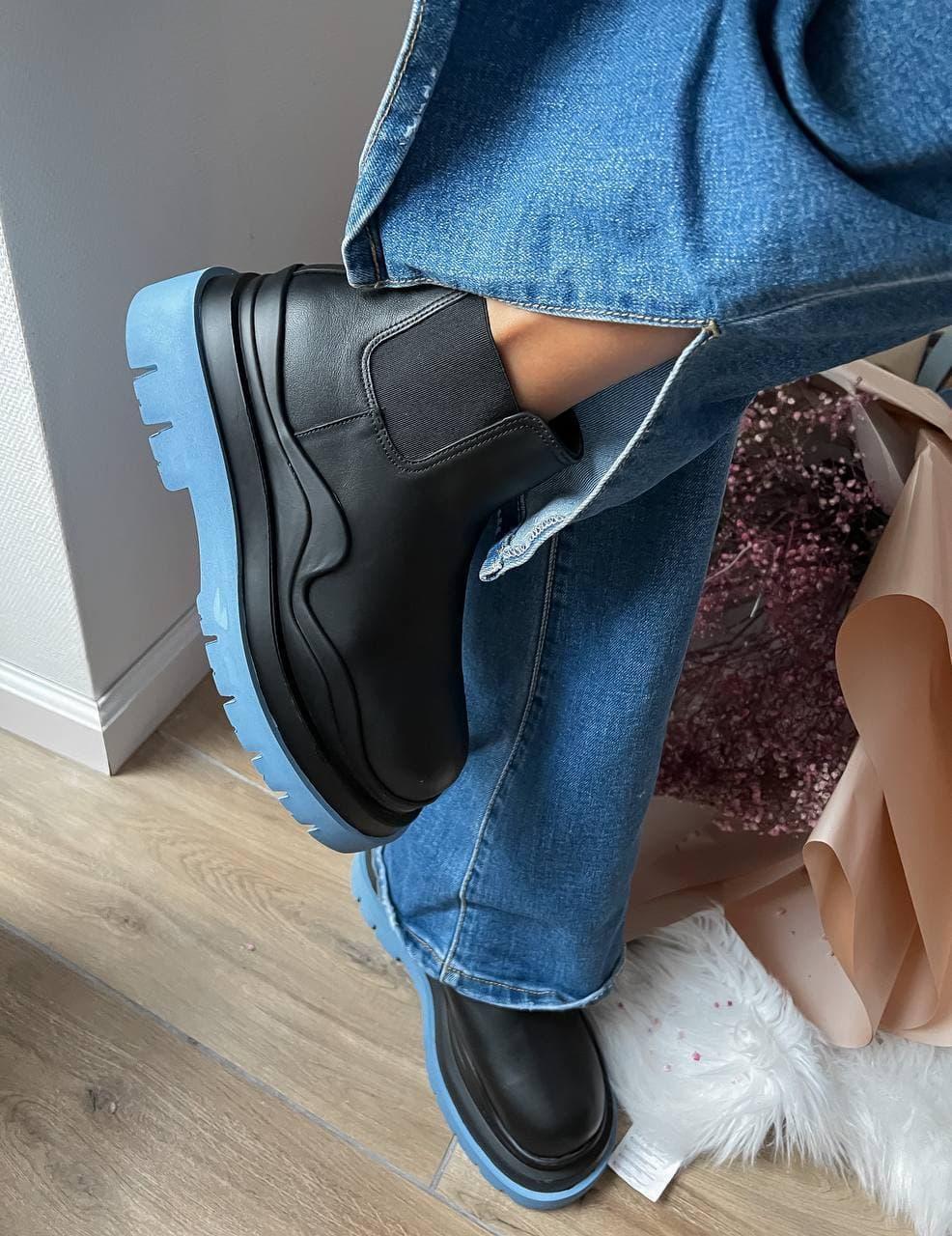 Bottega Veneta Black Blue Mini Premium Флис (без лого)