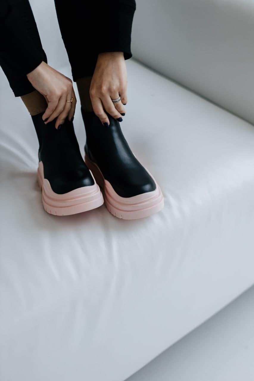 Bottega Veneta Black Pink Mini Premium (без лого)