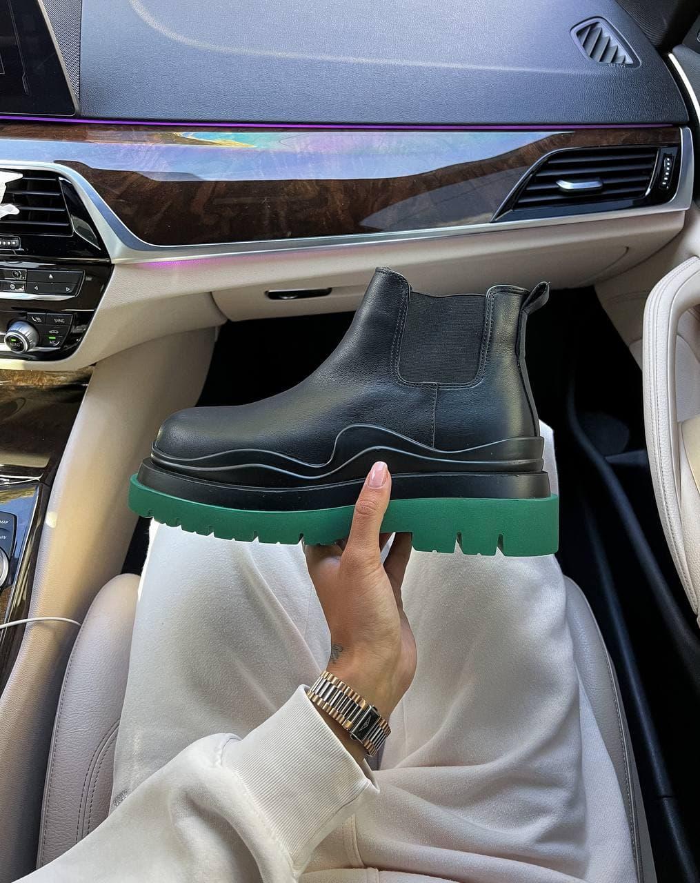 Bottega Veneta Black Green Mini Premium (без лого)