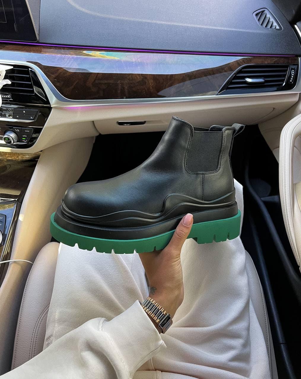 Bottega Veneta Black Green Mini Premium (без лого)