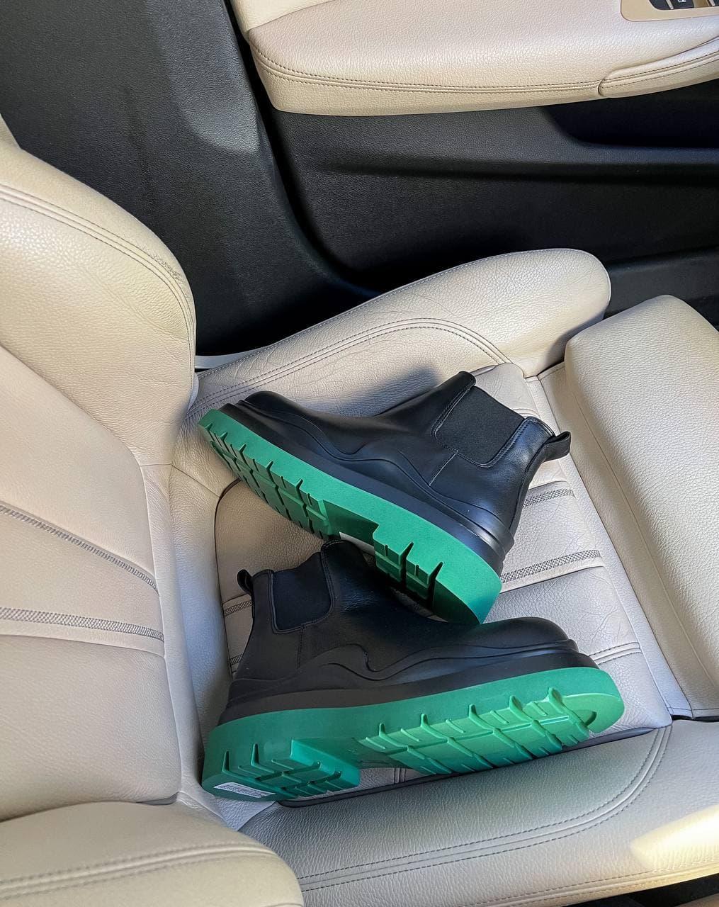 Bottega Veneta Black Green Mini Premium (без лого)