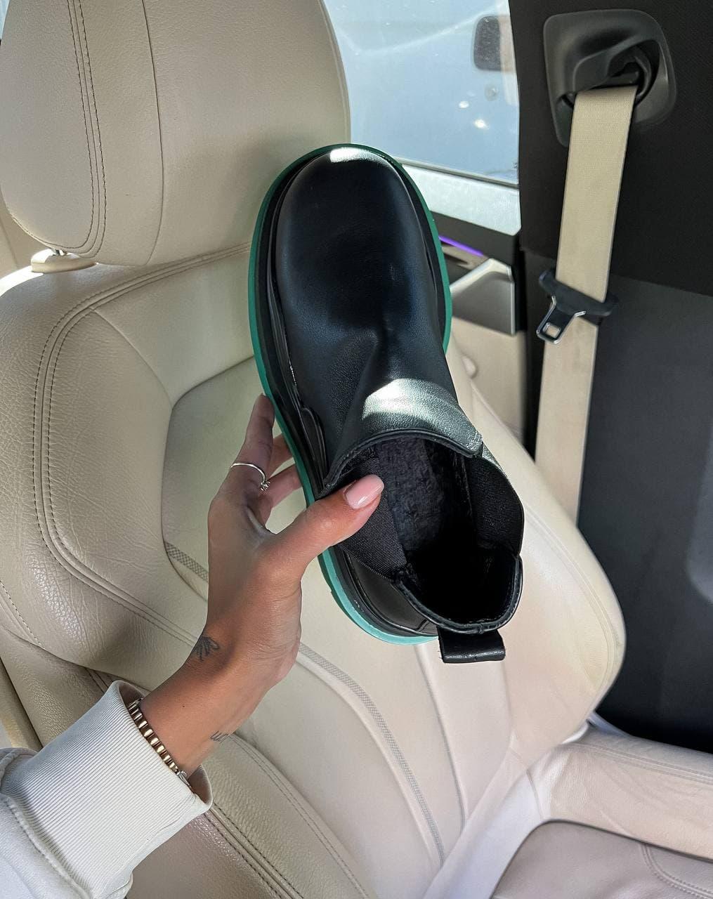 Bottega Veneta Black Green Mini Premium (без лого)