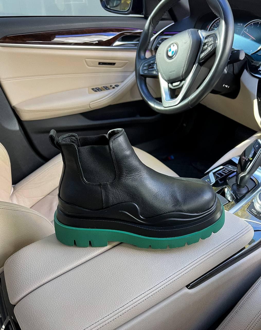 Bottega Veneta Black Green Mini Premium (без лого)