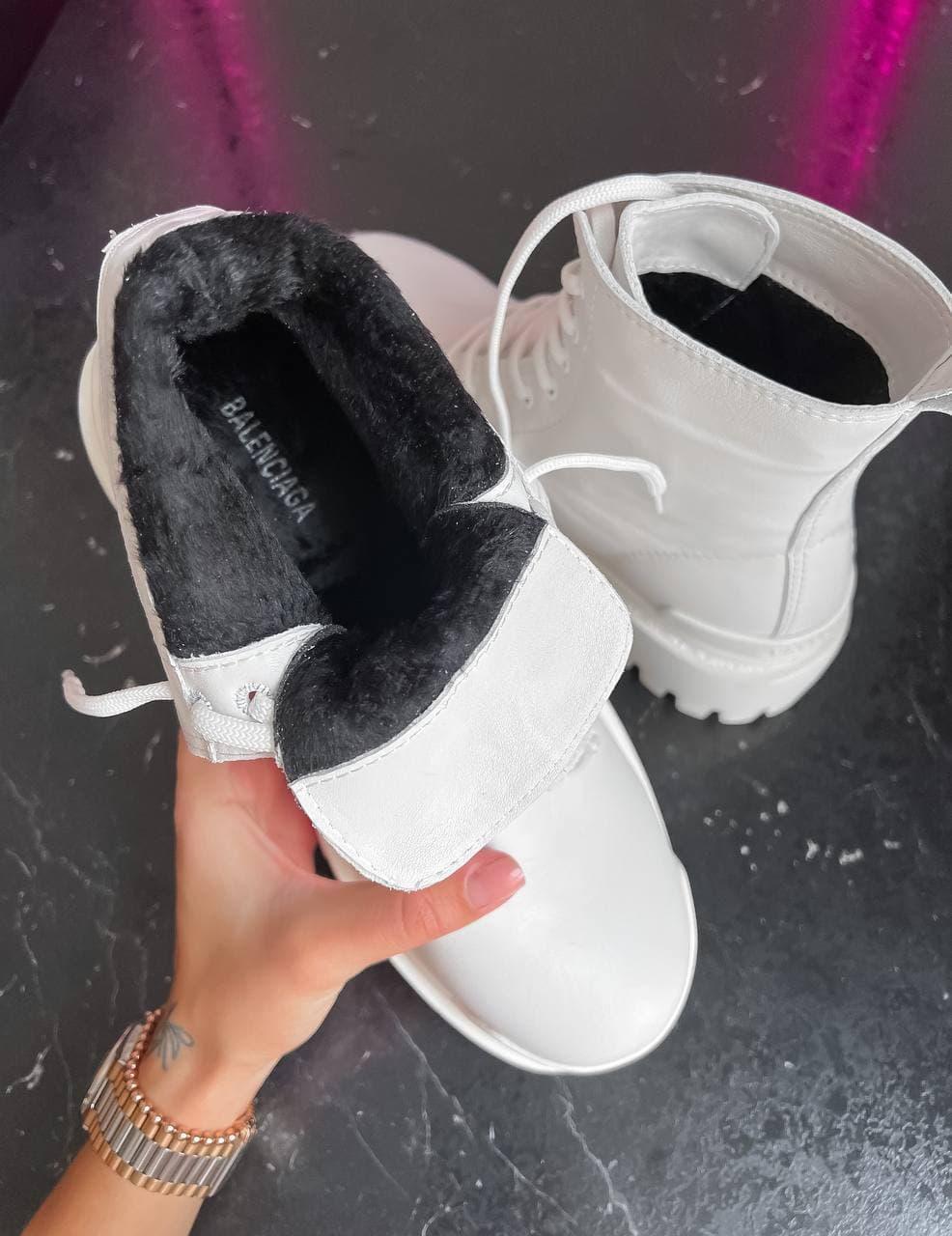Balenciaga Strike White Boots