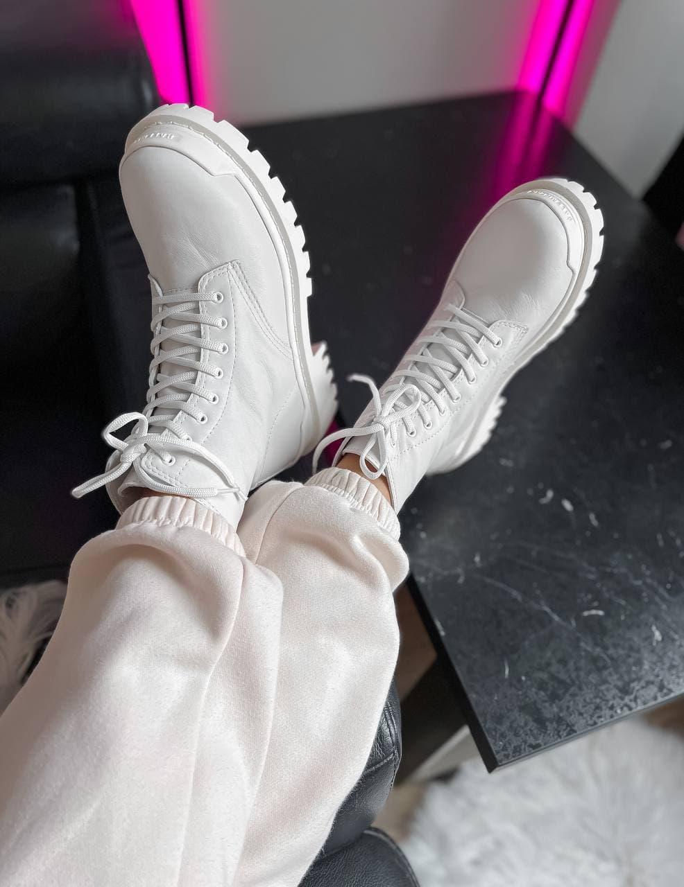 Balenciaga Strike White Boots