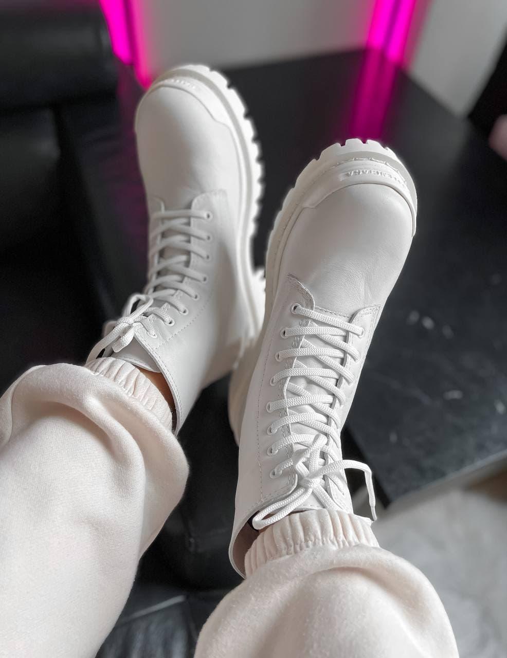Balenciaga Strike White Boots