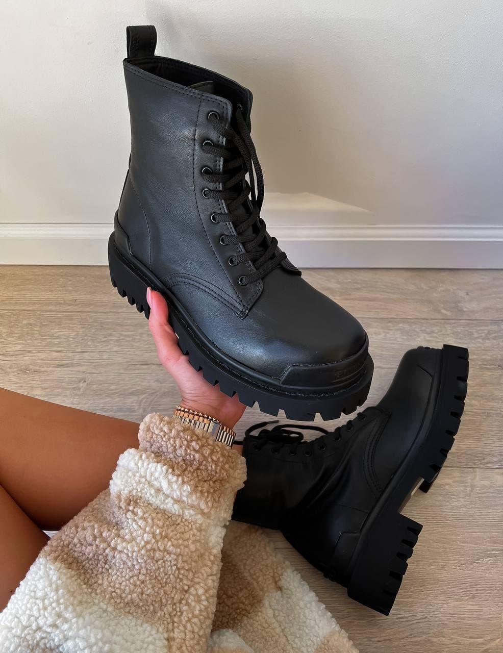 Balenciaga Strike Black Boots