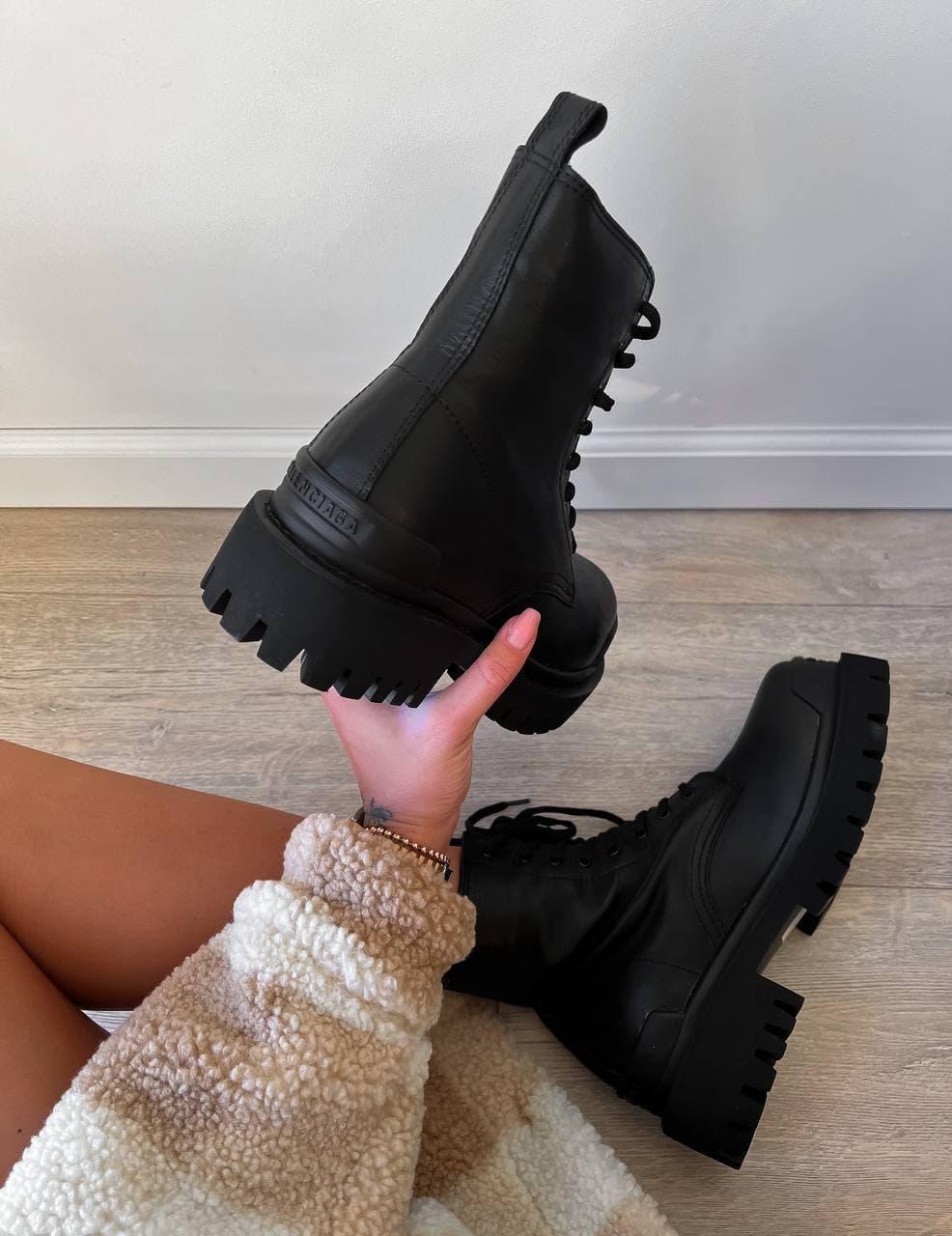 Balenciaga Strike Black Boots