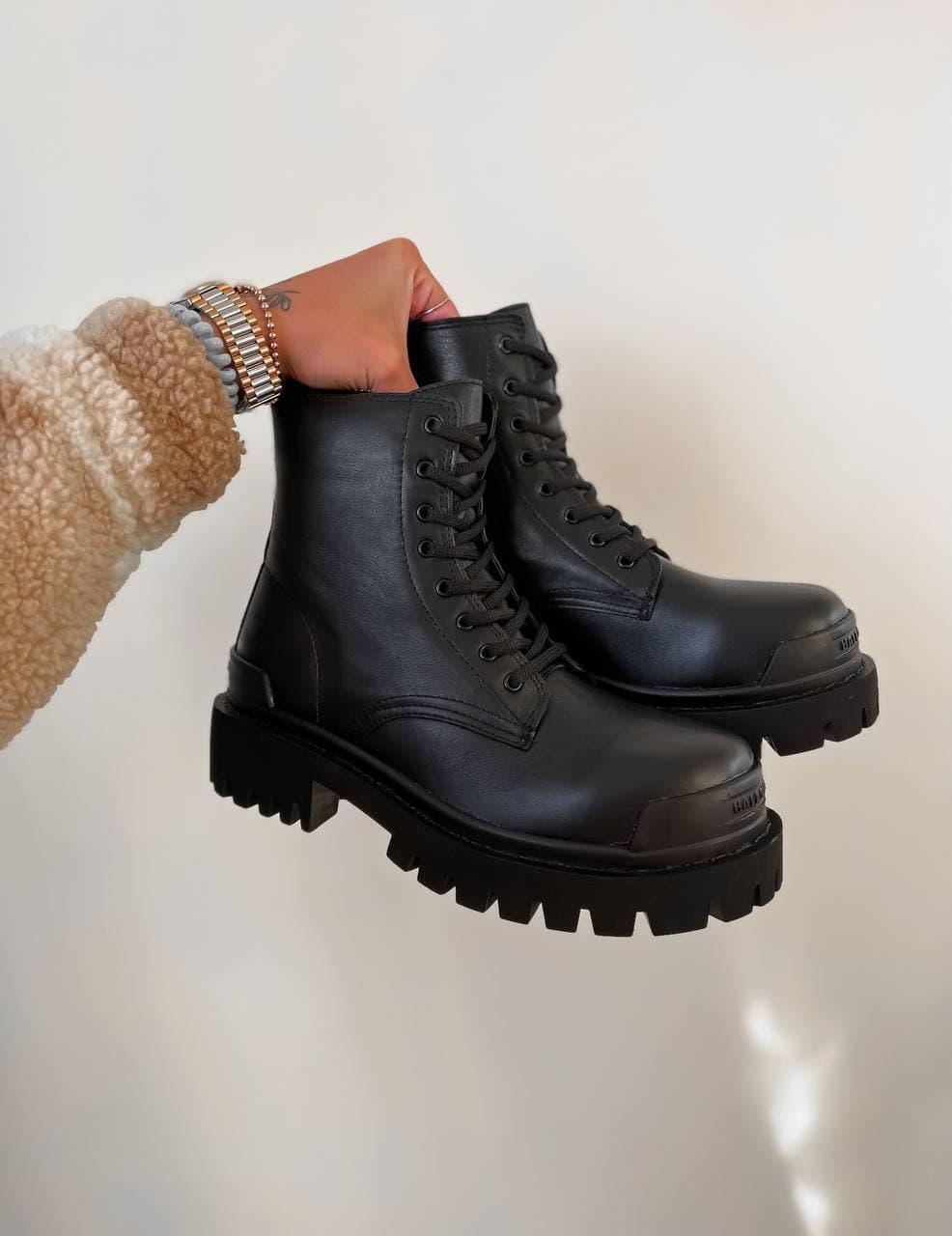 Balenciaga Strike Black Boots