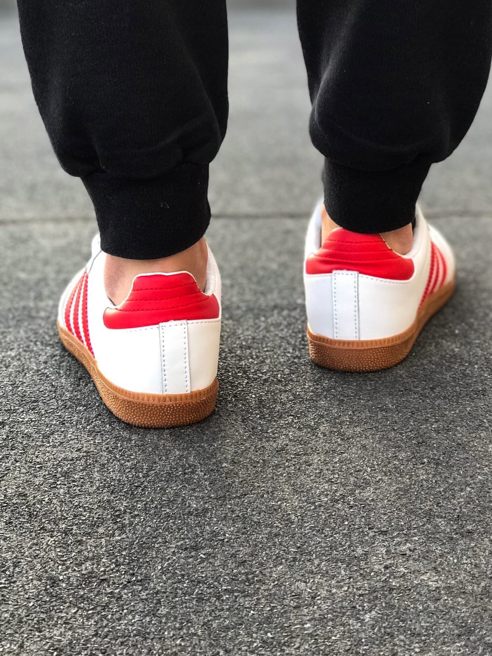 Adidas Samba White Red