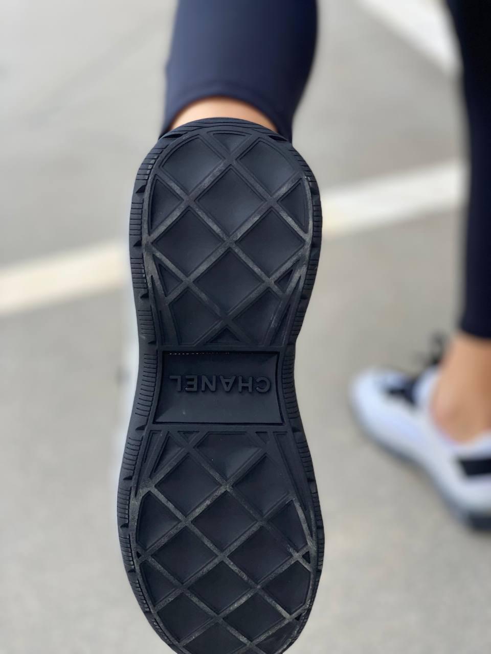 Chanel Grey Crystal