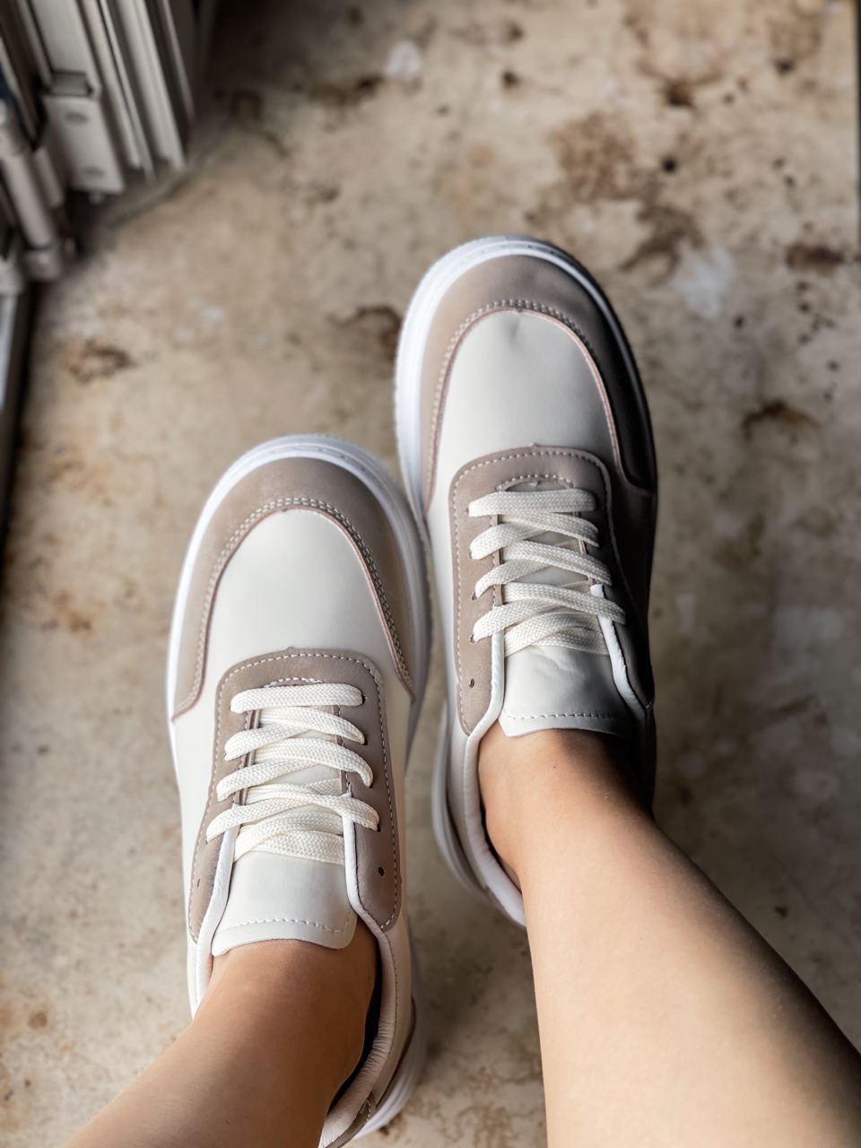 Sneakers Beige White v2