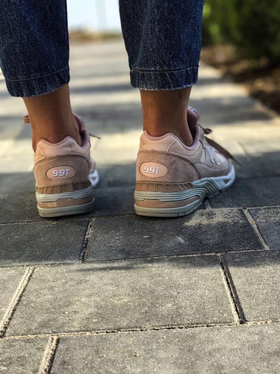 New Balance 99 T Pink White