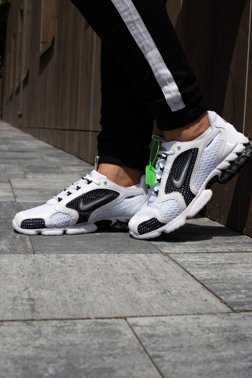 Nike Air Zoom Spiridon Cage 2 STUSSY WHITE BLACK
