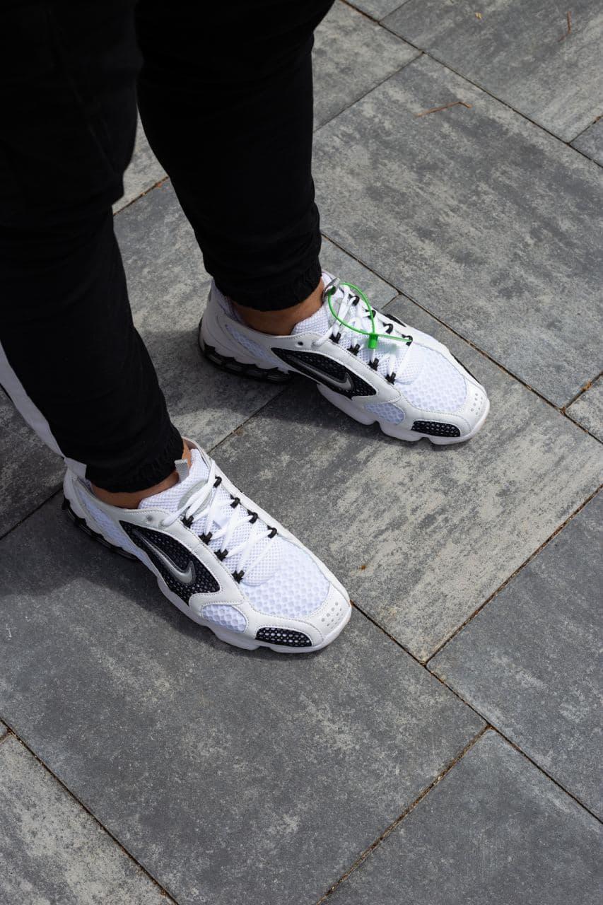 Nike Air Zoom Spiridon Cage 2 STUSSY WHITE BLACK