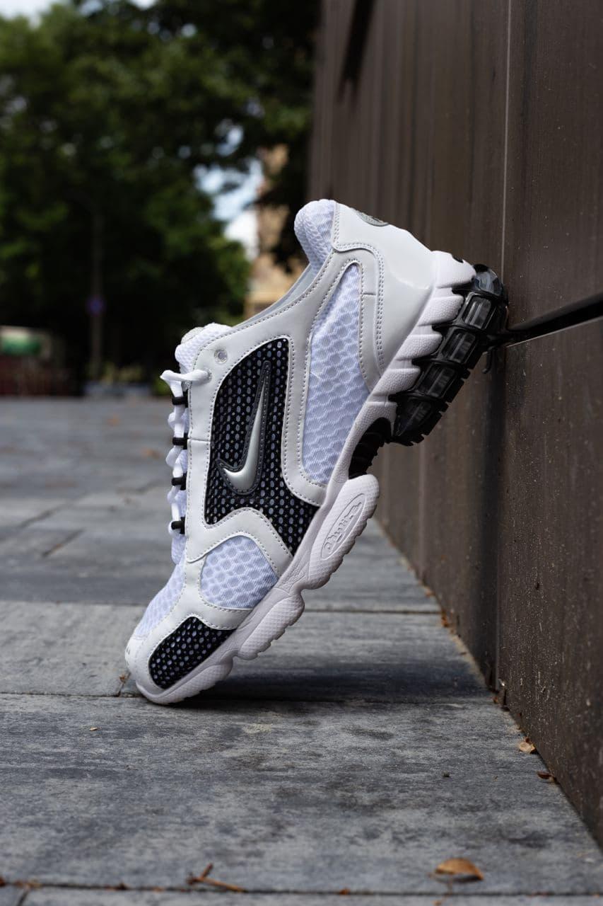 Nike Air Zoom Spiridon Cage 2 STUSSY WHITE BLACK
