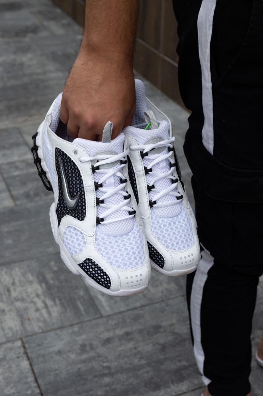 Nike Air Zoom Spiridon Cage 2 STUSSY WHITE BLACK