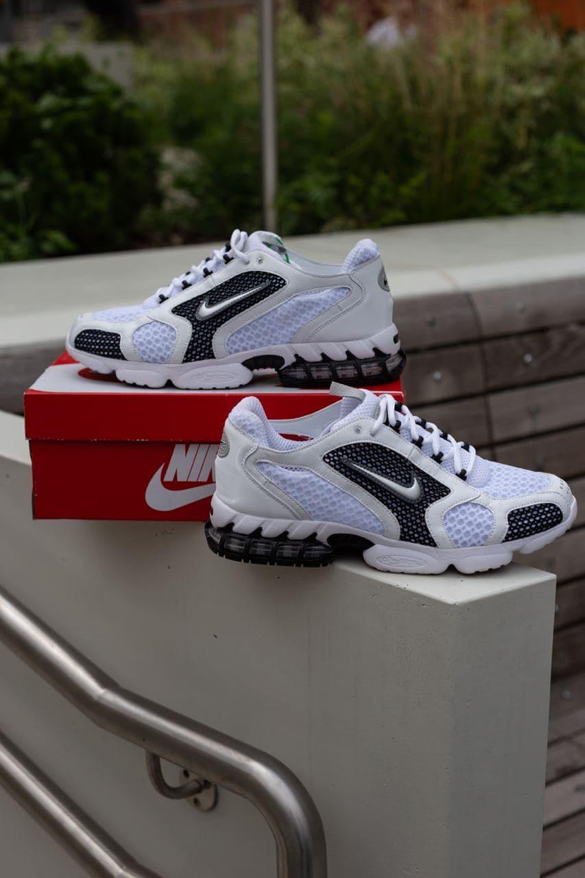 Nike Air Zoom Spiridon Cage 2 STUSSY WHITE BLACK