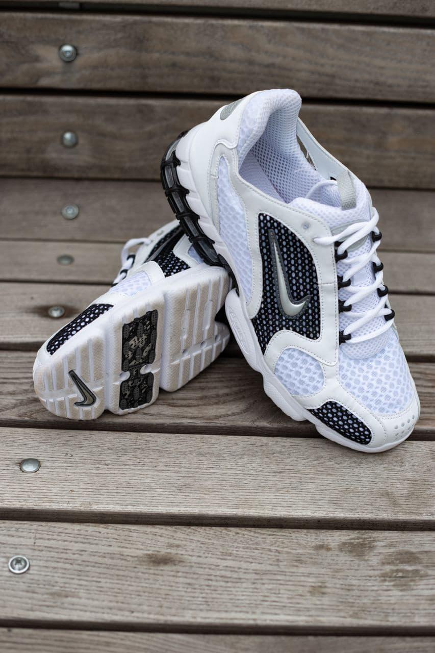 Nike Air Zoom Spiridon Cage 2 STUSSY WHITE BLACK