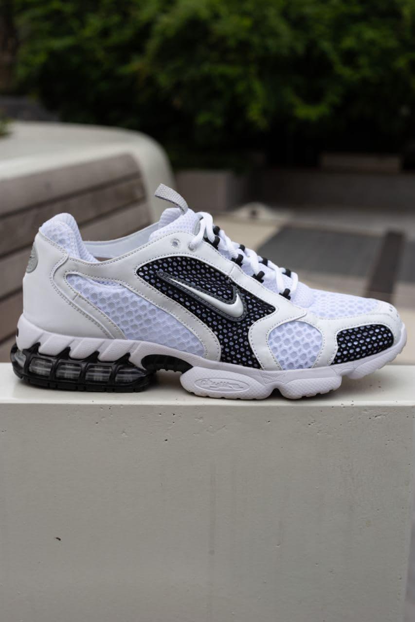 Nike Air Zoom Spiridon Cage 2 STUSSY WHITE BLACK