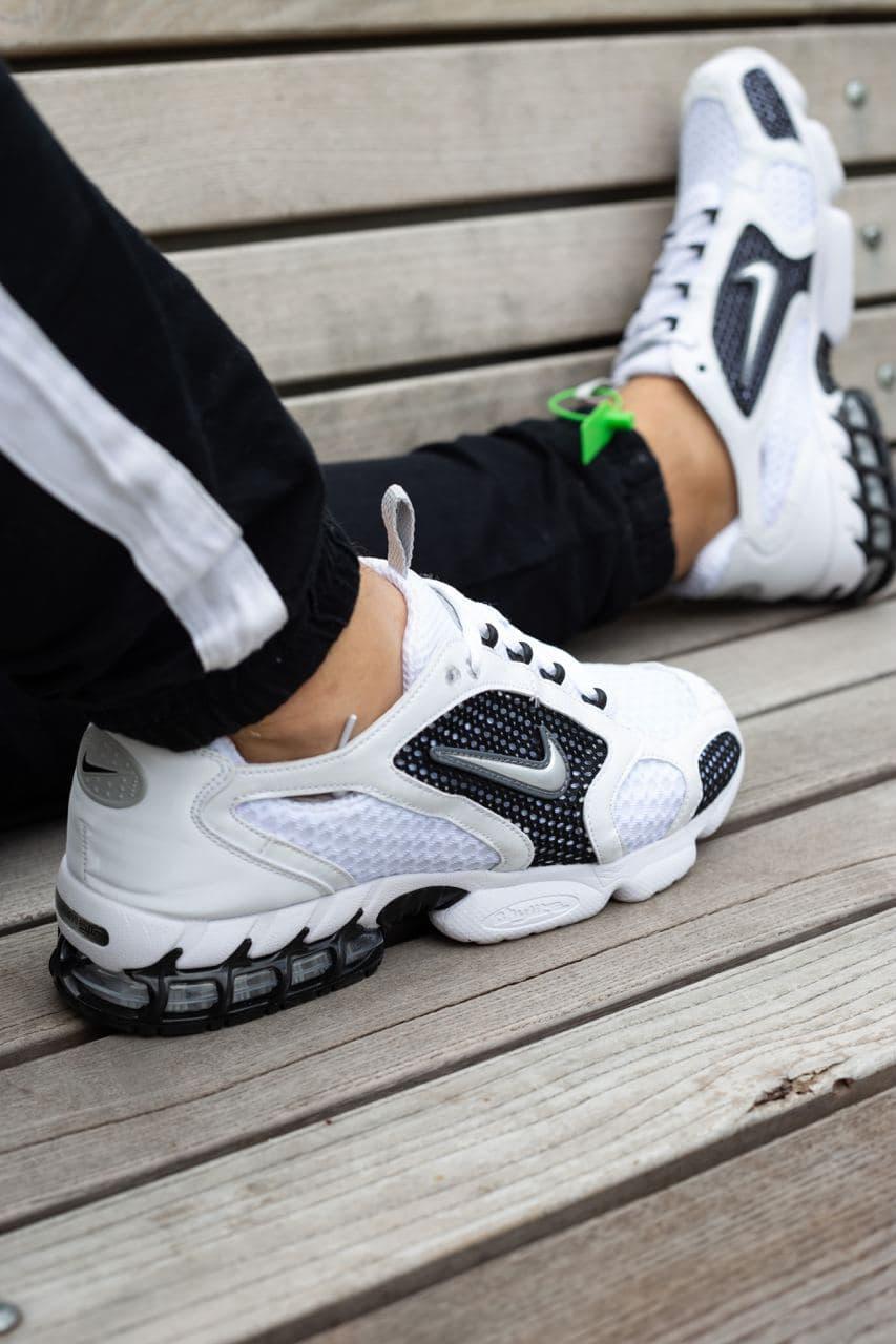 Nike Air Zoom Spiridon Cage 2 STUSSY WHITE BLACK