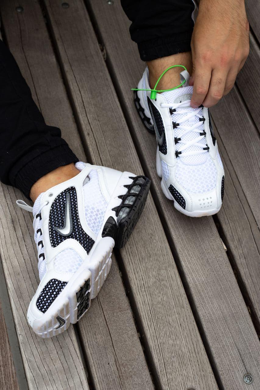 Nike Air Zoom Spiridon Cage 2 STUSSY WHITE BLACK