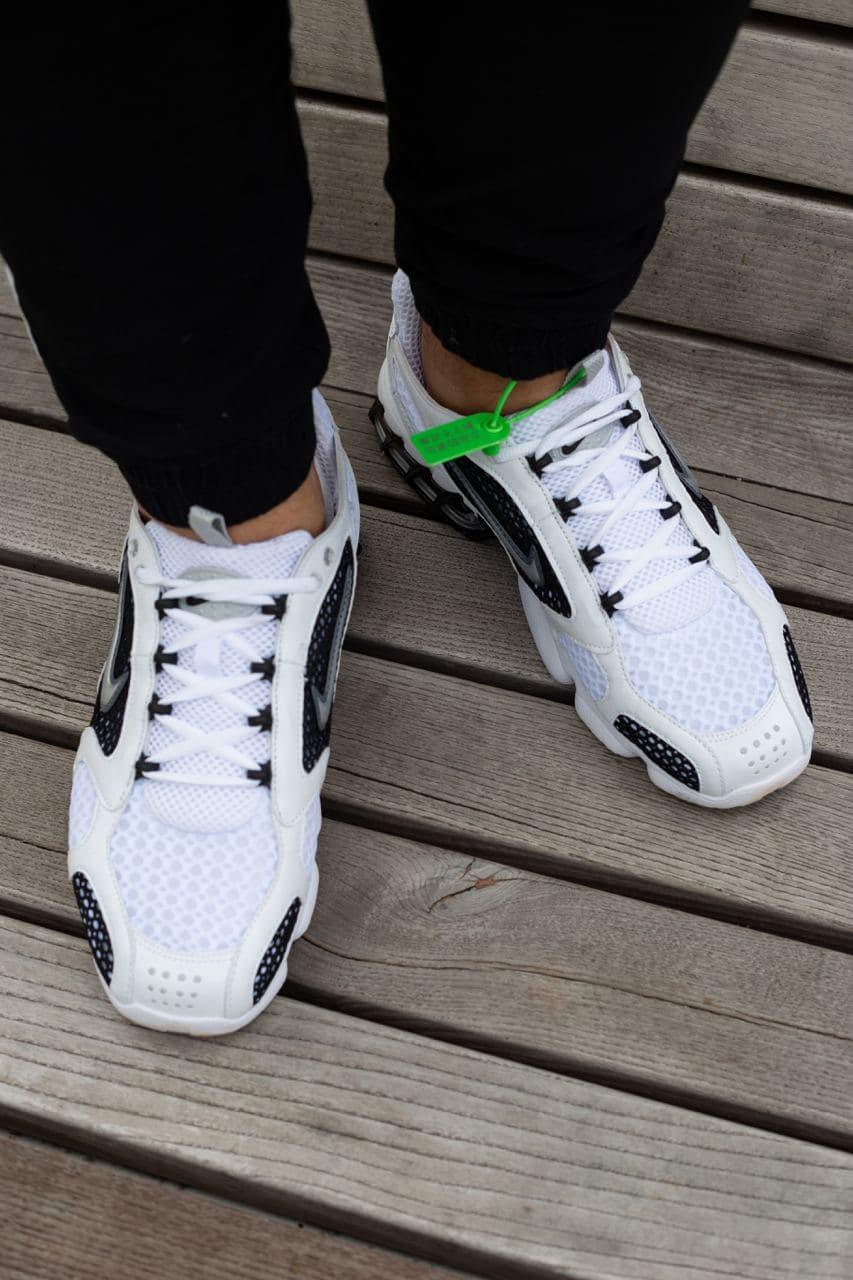 Nike Air Zoom Spiridon Cage 2 STUSSY WHITE BLACK