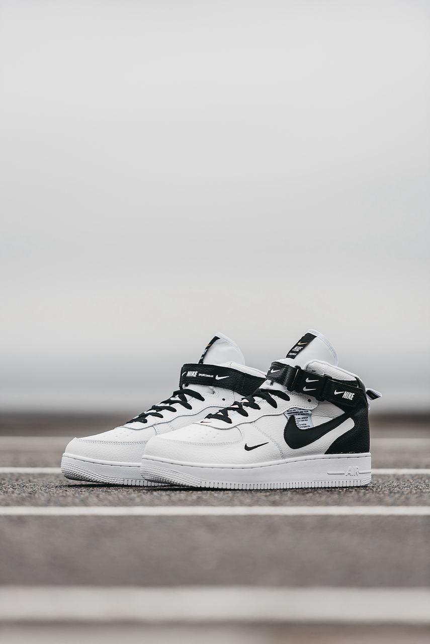 Nike Air Force 1 Lv8 Mid White Black